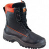 Botte de sécurité forestière NoRisk taille 46 noir/orange cuir bovin S3 SRC EN I