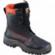 Botte de sécurité forestière NoRisk taille 47 noir/orange cuir bovin S3 SRC EN I
