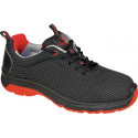 Chaussure de sécurité BILBAO Taille 39 noir-rouge S3 Tissu en maille REMISBERG