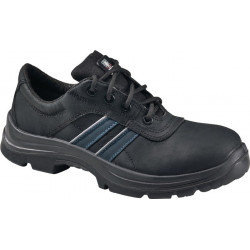Chaussure de sécurité Andy Low taille 40 noir avec garnitures bleues S3 SRC EN I