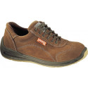 Chaussure de sécurité Viper taille 43 marron S2 SRC EN ISO 20345 cuir velours LE
