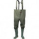 Cuissarde taille 43 vert olive PVC sur tissu support en polyester NORWAY