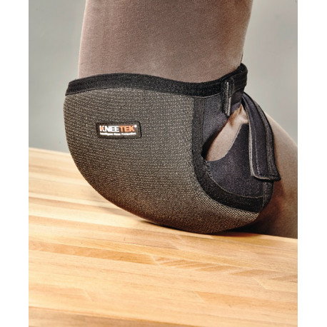 Genouillère KevProSoft DIN/EN14404 universel noir lavable 30 degr. C KNEETEK