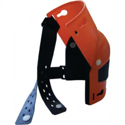 Genouillère articulée DIN/EN14404 universel orange