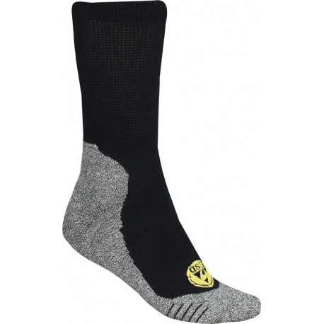 Chaussette renforcée Perfect Fit Socks taille 47-50 noir/gris ELTEN
