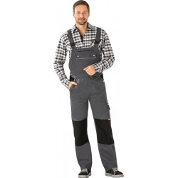 Salopette Canvas 320 taille 60 gris/noir