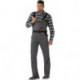 Salopette Highline taille 60 ardoise/noir/rouge