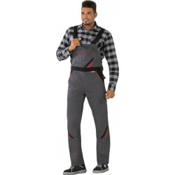 Salopette Highline taille 60 ardoise/noir/rouge