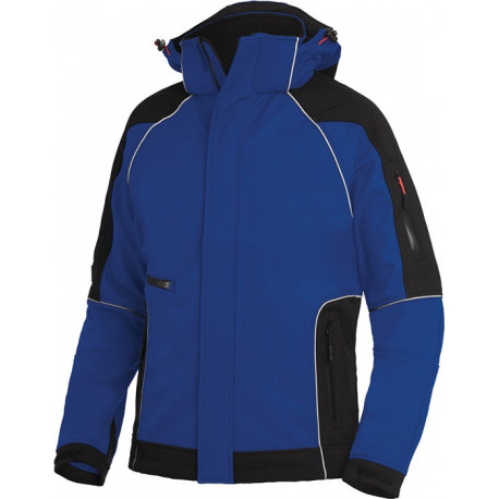 Veste en softshell WALTER taille S royal/noir