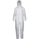 Combinaison jetable taille XL blanc catégorie EPI I ASATEX