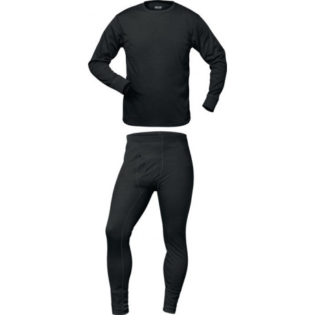 Set sous-vêtements fonctionnels therm. DELPHI taille XXL noir ELYSEE