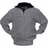 Pullover taille L noir/blanc moucheté SCHEIBLER