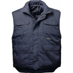 Gilet de camionneur Undeloh taille M 50/52 bleu 65 % PES / 35 % coton CRAFTLAND