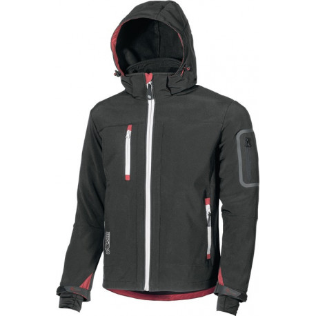 Veste en softshell Metropolis taille XXL noir/charbon U.POWER