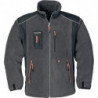 Veste polaire taille L gris foncé/noir/orange TERRATREND