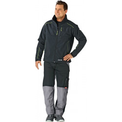 Veste en softshell Neon taille XXL gris/vert