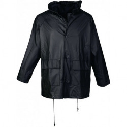 Veste de pluie en PU taille XXL noir ASATEX