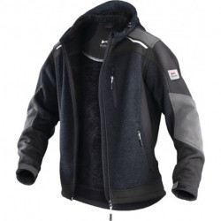 Gilet en laine forme 1741 taille M gris foncé/noir 100 % PES 1 pièce KÜBLER