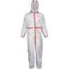 Combinaison de protection CoverStar Plus® taille XXL (62/64) blanc/rouge catégor