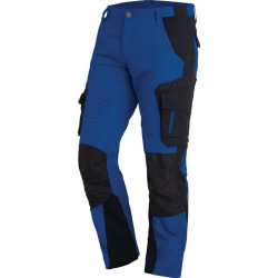 Pantalon de travail FLORIAN taille 46 royal/noir FHB