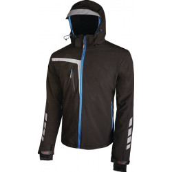 Veste en softshell QUICK taille XL noir charbon U.POWER