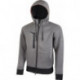 Veste en sweat Tasty taille XL gris météorite U.POWER