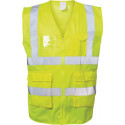 Gilet de signalisation ALBIN taille L jaune EN ISO 20471 cl. EN ISO 13688 SAFEST