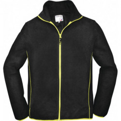 Veste en polaire pour homme taille XXL noir/limette TERRAX