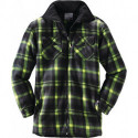 Chemise thermolactyl Terrax Workwear taille L noir/limette TERRAX