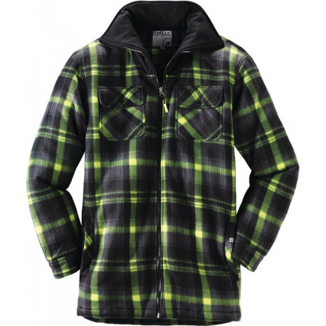 Chemise thermolactyl Terrax Workwear taille XXL noir/limette TERRAX