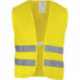 Gilet de signalisation taille universal jaune EN 20471 Kl. 2 ASATEX
