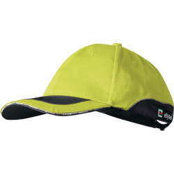 Casquette 53-61 cm jaune 80 % polyester/20 % coton ELYSEE