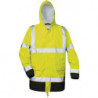 Veste de pluie de signalisation en PU Manfred taille L jaune/noir NORWAY
