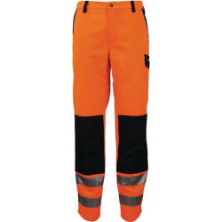 Pantalon à ceinture de signalisation taille 54 orange/noir PREVENT TRENDLINE