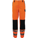 Pantalon à ceinture de signalisation taille 54 orange/noir PREVENT TRENDLINE