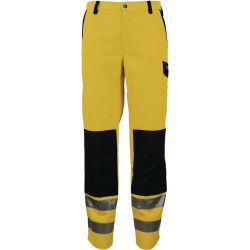 Pantalon à ceinture de signalisation taille 54 jaune/noir PREVENT TRENDLINE