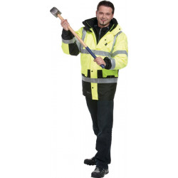 Parka de signalisation taille M jaune 100 % PES PREVENT