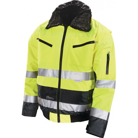 Blouson aviateur de signalisation taille XXL 62/64 jaune/gris PREVENT