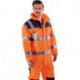 Parka de signalisation taille XL 58/60 orange/marine PREVENT