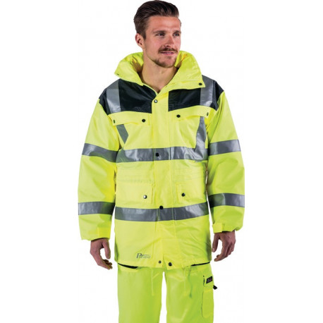 Parka de signalisation taille M 50/52 jaune/gris PREVENT