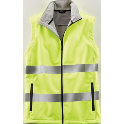 Gilet de signalisation Terrax Workwear taille XL jaune EN 20471 Kl. 2 TERRAX