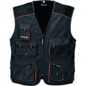Veston taille 56 gris foncé/noir/orange TERRATREND