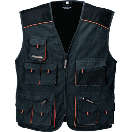 Veston taille 60 gris foncé/noir/orange TERRATREND