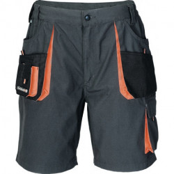Short pour hommes taille 54 gris foncé/noir/orange TERRATREND