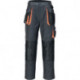 Pantalon pour hommes taille 46 gris foncé/noir/orange