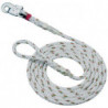 Longe mobile BEFÜ 16 EN353-2 catégorie EPI III acier longueur env. 20 m MAS