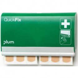 Distributeur de sparadraps QuickFix l.232,5xH133,5xP33env. mm vert PLUM