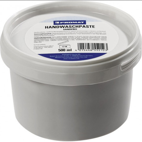 Pâte nettoyante pour mains 0,5 l sans savon/sans solvant PROMAT
