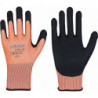 Gant de protection contre les coupures Solidstar 1683 taille 8 orange/noir EN 388 catégorie EPI II HPPE/fib. acier/fib. verre/nyl./élasth. 12 paire LEIPOLD (Par 12)