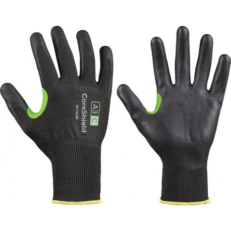 Gant de protection contre les coupures CoreShield 18G A3/C taille 9 noir EN 388 (Par 10)